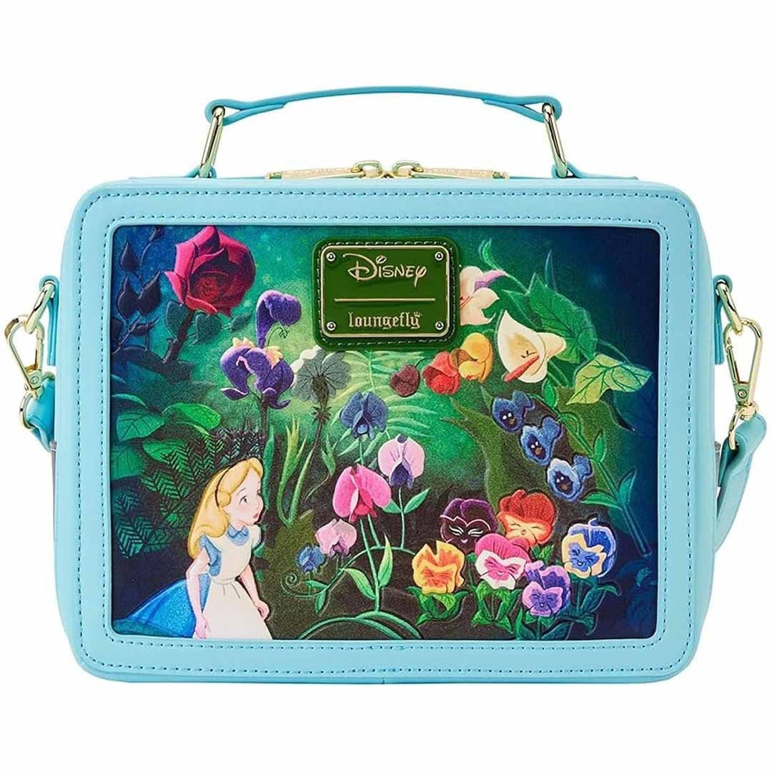 Loungefly Alice in Wonderland Classic Movie Lunch Box Crossbody Purse-4