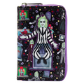 Loungefly Beetlejuice Icons Allover Print Zip-Around Wallet