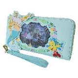 Loungefly The Little Mermaid Lenticular Zip-Around Wristlet Wallet-1