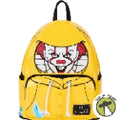 Loungefly IT Pennywise Raincoat Cosplay Mini Backpack Glow in the Dark
