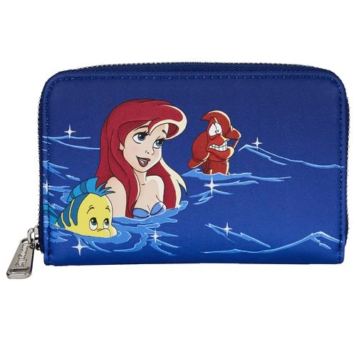 Loungefly Ariel Fireworks Zip-Around Wallet The Little Mermaid One Size-zoom-1