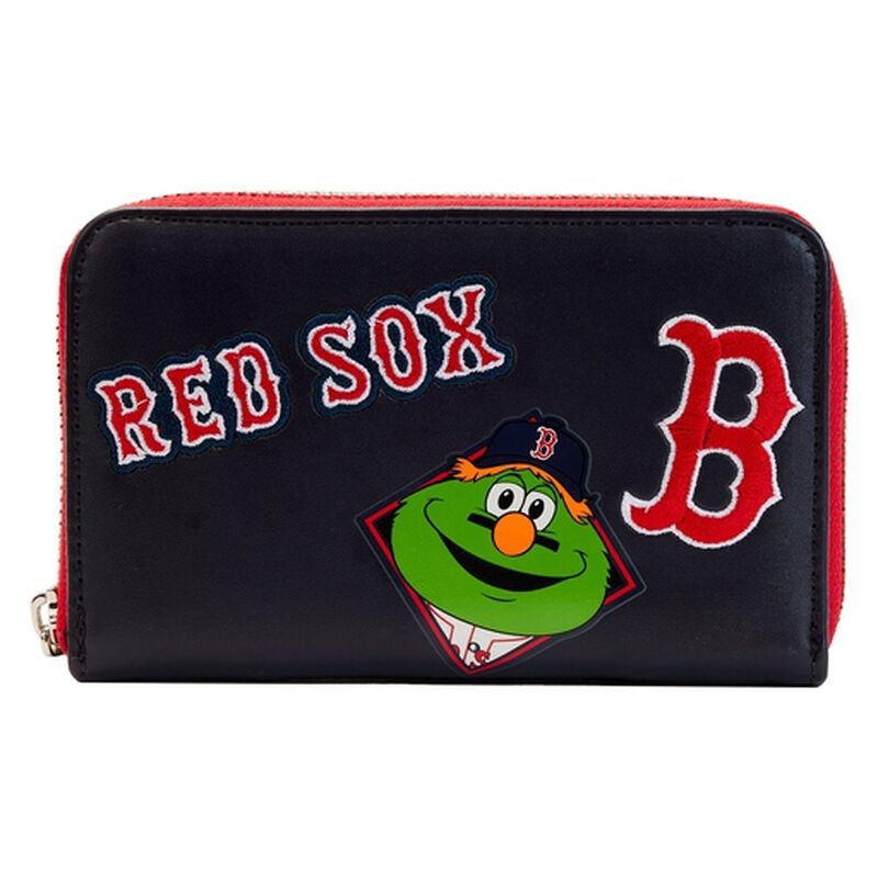 Loungefly MLB Boston Red Sox Patches Zip-Around Wallet-zoom-1
