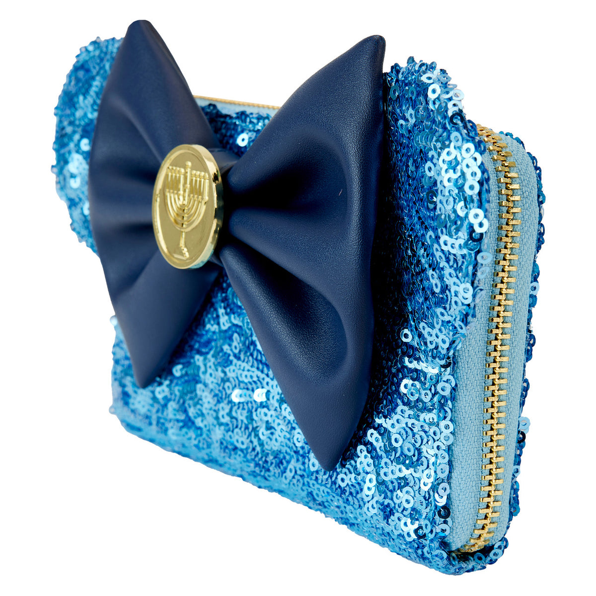 Loungefly Minnie Mouse Hanukkah Menorah Zip-Around Wallet-3