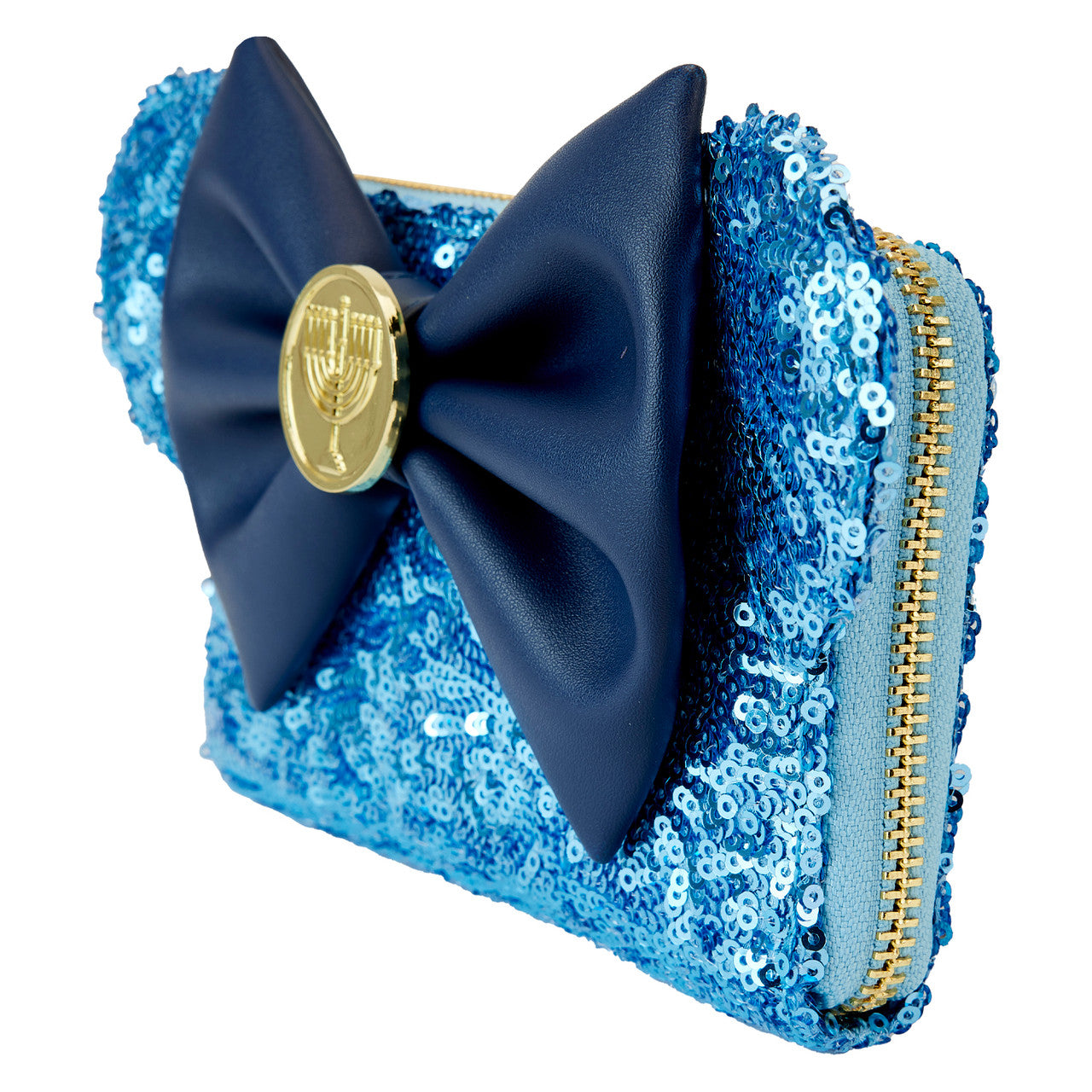 Loungefly Minnie Mouse Hanukkah Menorah Zip-Around Wallet