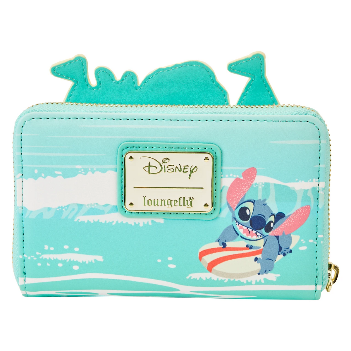 Loungefly Lilo & Stitch Sandcastle Beach Surprise Stitch Zip-Around Wallet-4