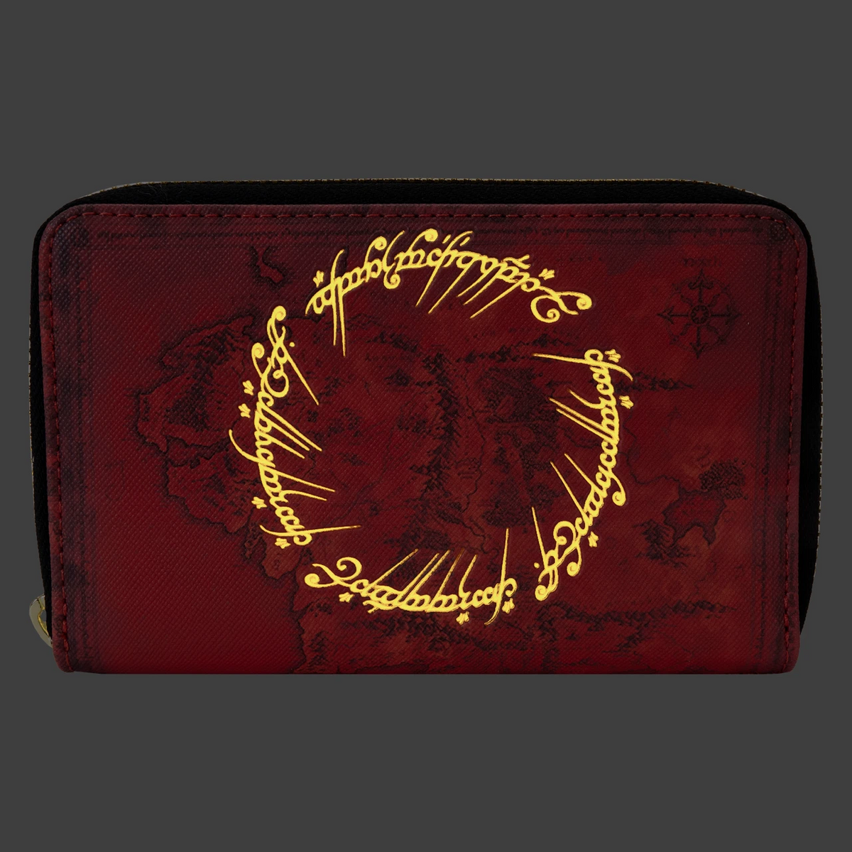 Loungefly Warner Brothers Lord of the Rings The One Ring Zip-Around Wallet-5