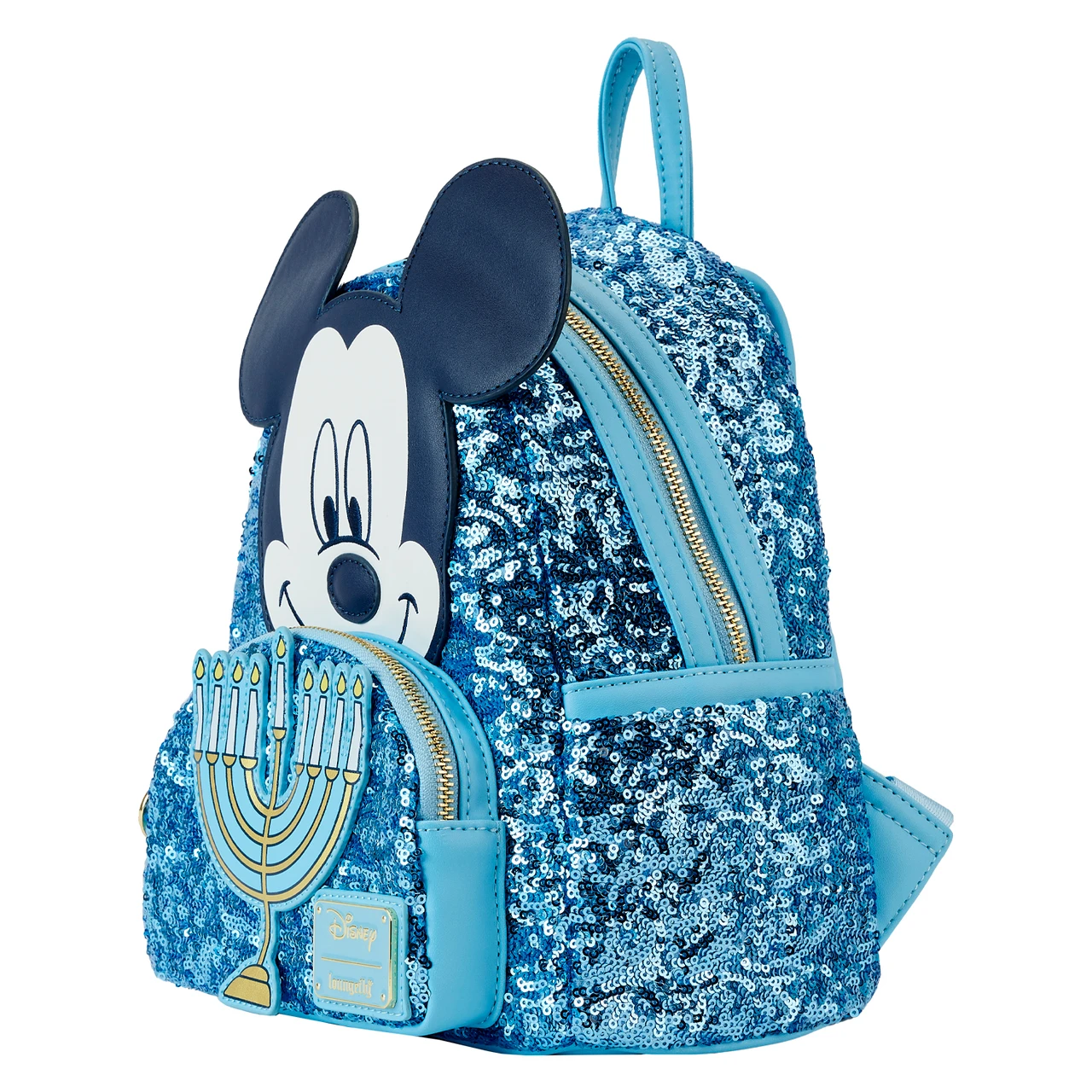 Loungefly Disney Mickey Happy Hanukkah Menorah Mini Backpack