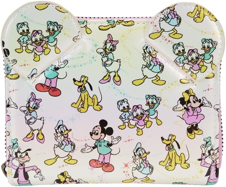 Loungefly Disney D100 Allover Print Zip-Around Wallet