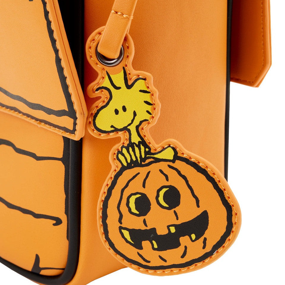 Loungefly Peanuts Great Pumpkin Snoopy Doghouse Crossbody Bag Purse-zoom-6