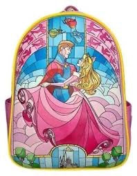 Loungefly Stained Glass Sleeping Aurora Beauty Mini Backpack Exclusive