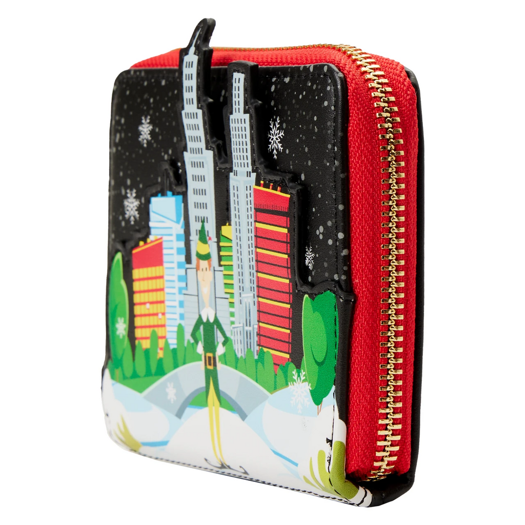 Loungefly Buddy The Elf in Manhattan Zip Around Wallet