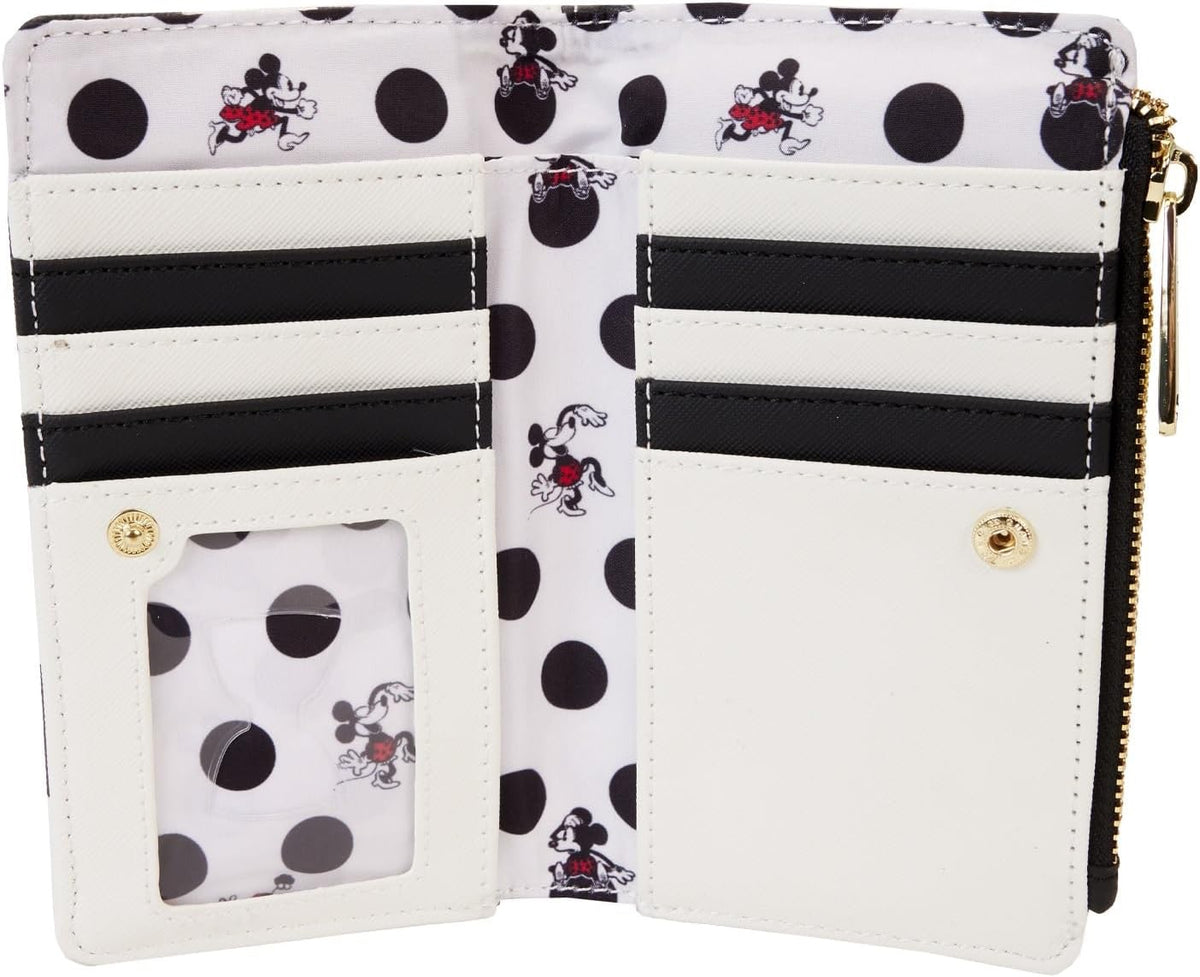 Loungefly Disney Minnie Rocks the Dots Classic Flap Wallet-zoom-3