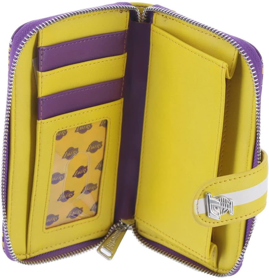 Loungefly NBA LA Lakers Logo Snap Wallet-zoom-2