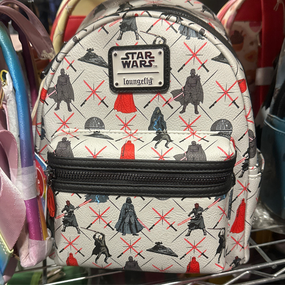 Loungefly Exclusive the Dark Side Star Wars AOP Mini Backpack