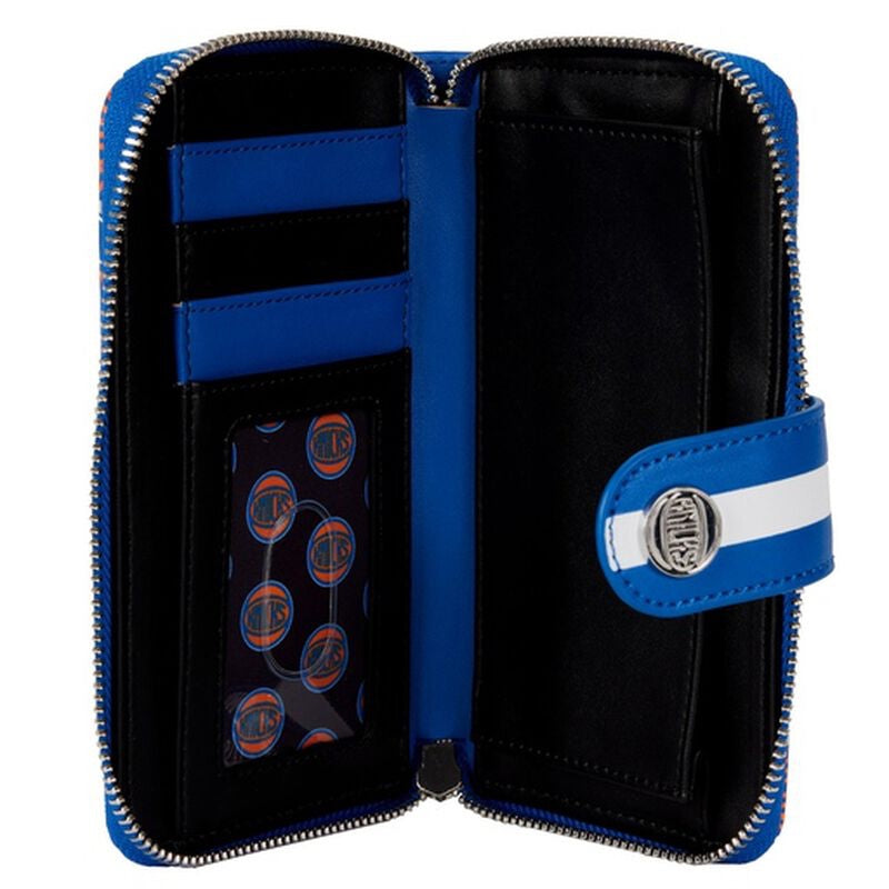 Loungefly NBA New York Knicks Logo Zip Around Wallet-2