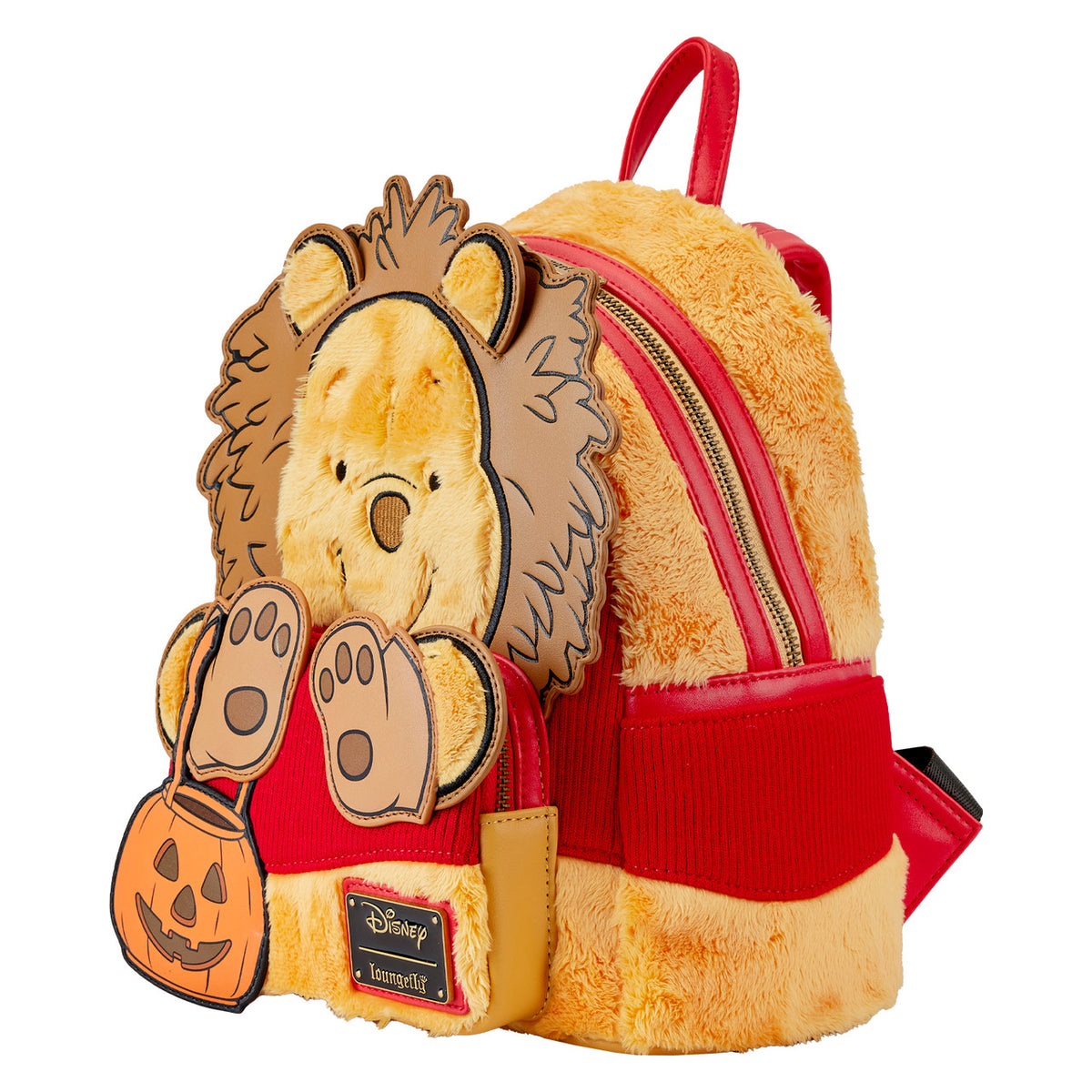 Loungefly Winnie the Pooh Halloween Costume Plush Cosplay Mini Backpack-4