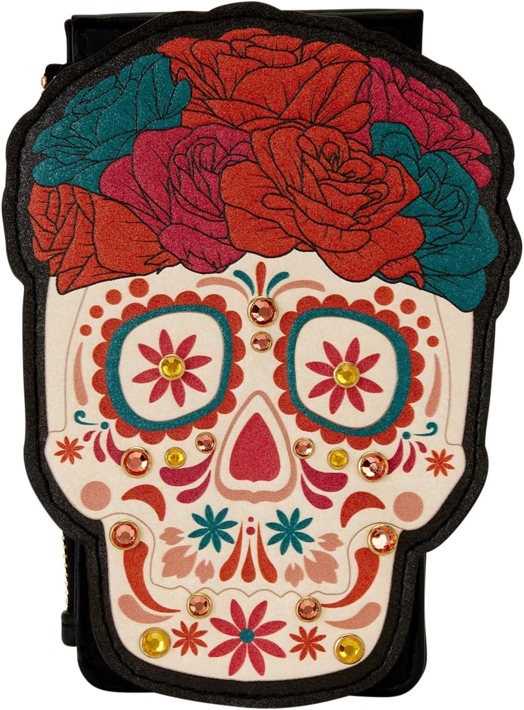 Loungefly Día de los Muertos Sugar Skull Large Card Holder-1