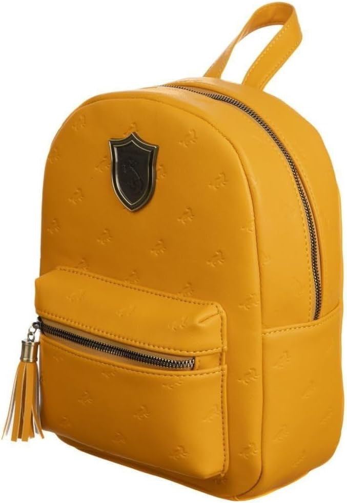 Harry Potter Hogwarts Hufflepuff Faux Leather Mini Backpack-zoom-2