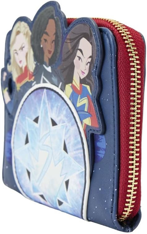 Loungefly Marvel The Marvels Group Zip-Around Wallet-zoom-4