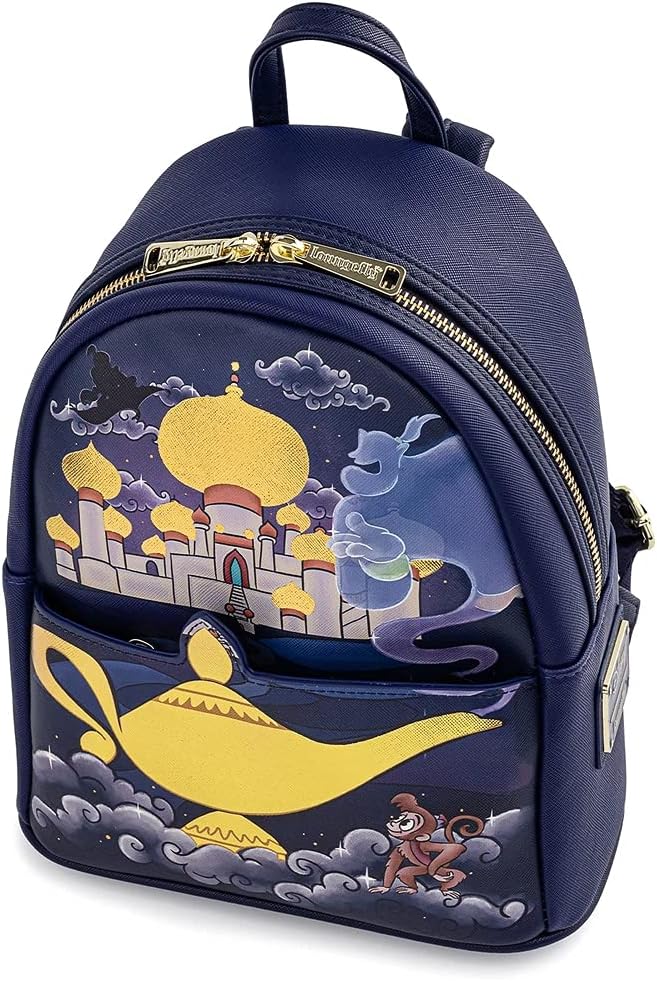 Loungefly Disney Aladdin Jasmine Castle mini backpack-zoom-6