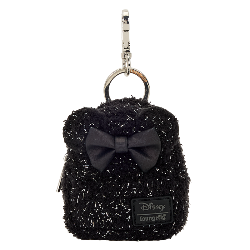 Loungefly Minnie Mouse Glitter Mystery Mini Backpack Keychain Charm-2