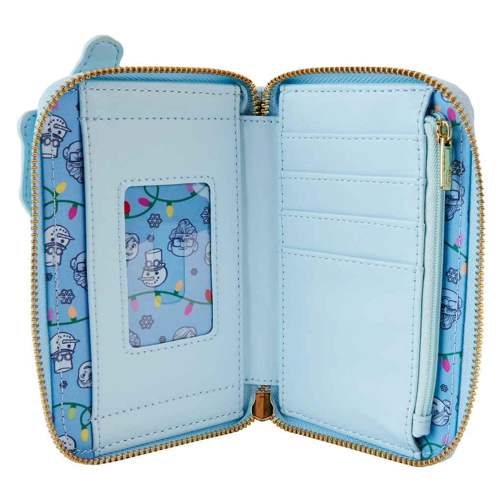 Loungefly Disney Pixar Up House Christmas Lights Zip-Around Wallet