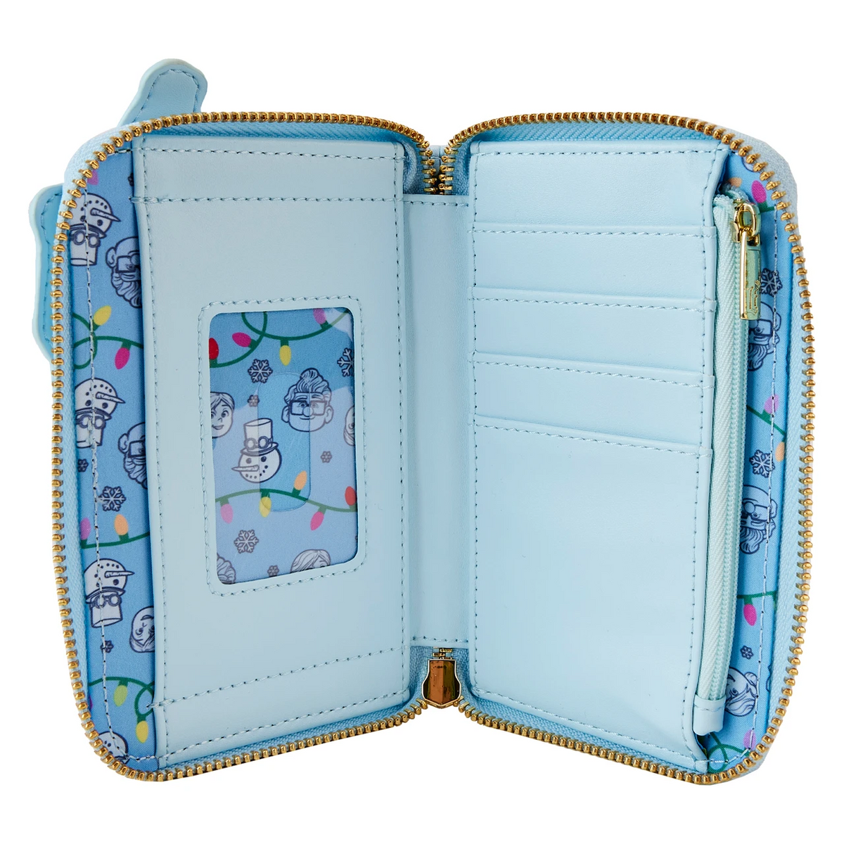 Loungefly Disney Pixar Up House Christmas Lights Zip-Around Wallet-3