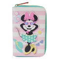 Loungefly Disney Minnie Mouse Vacation Style Poolside Zip-Around Wallet