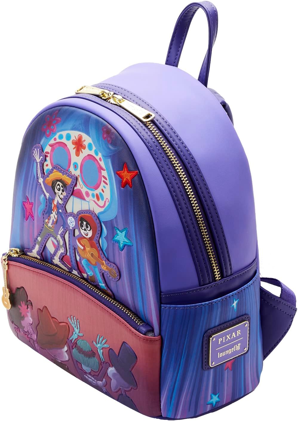Loungefly Pixar Moments Miguel and Hector Performance Mini Backpack