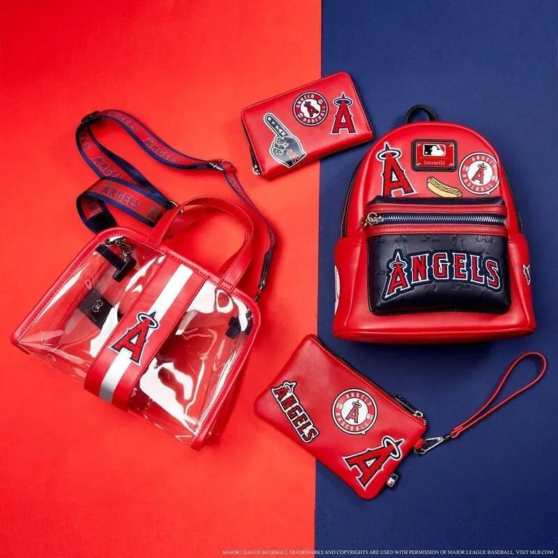 Loungefly MLB Los Angeles Angels Patches Mini Backpack