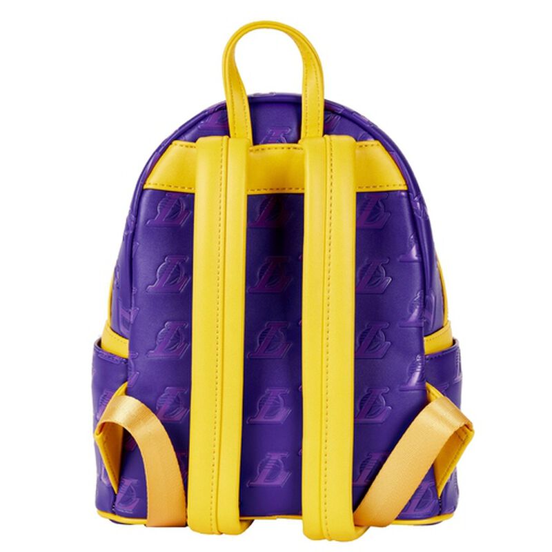 Loungefly NBA Los Angeles Lakers Logo Mini Backpack-zoom-4