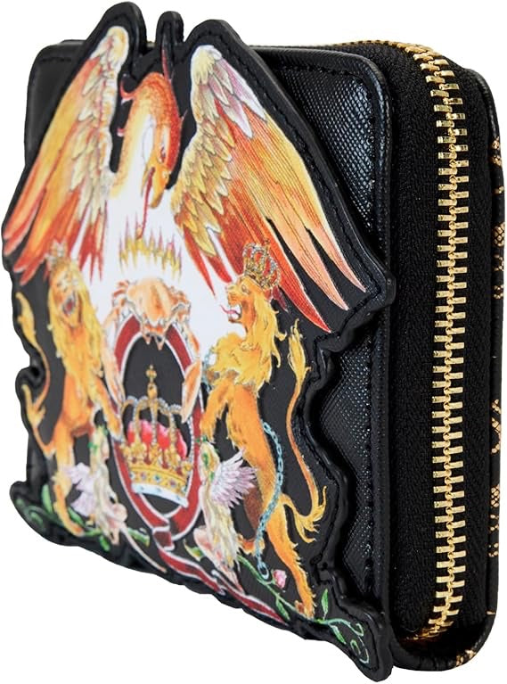 Loungefly Queen Logo Crest Zip-Around Wallet-zoom-2