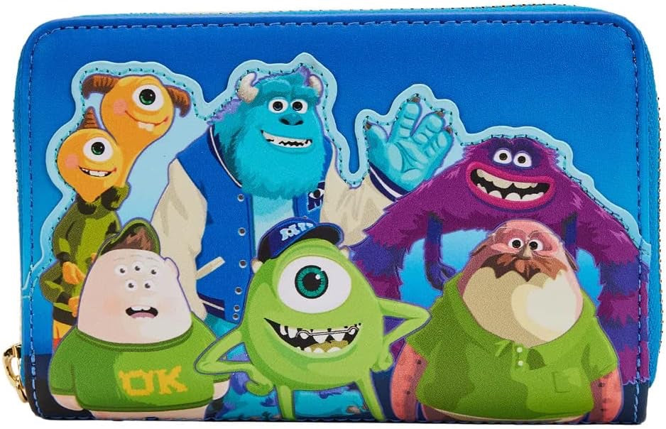 Loungefly Pixar Monsters University Scare Games Zip-Around Wallet-zoom-1