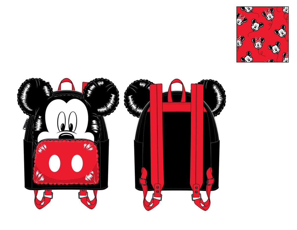 Loungefly Disney Mickey Mouse Balloon Cosplay Mini Backpack-zoom-5