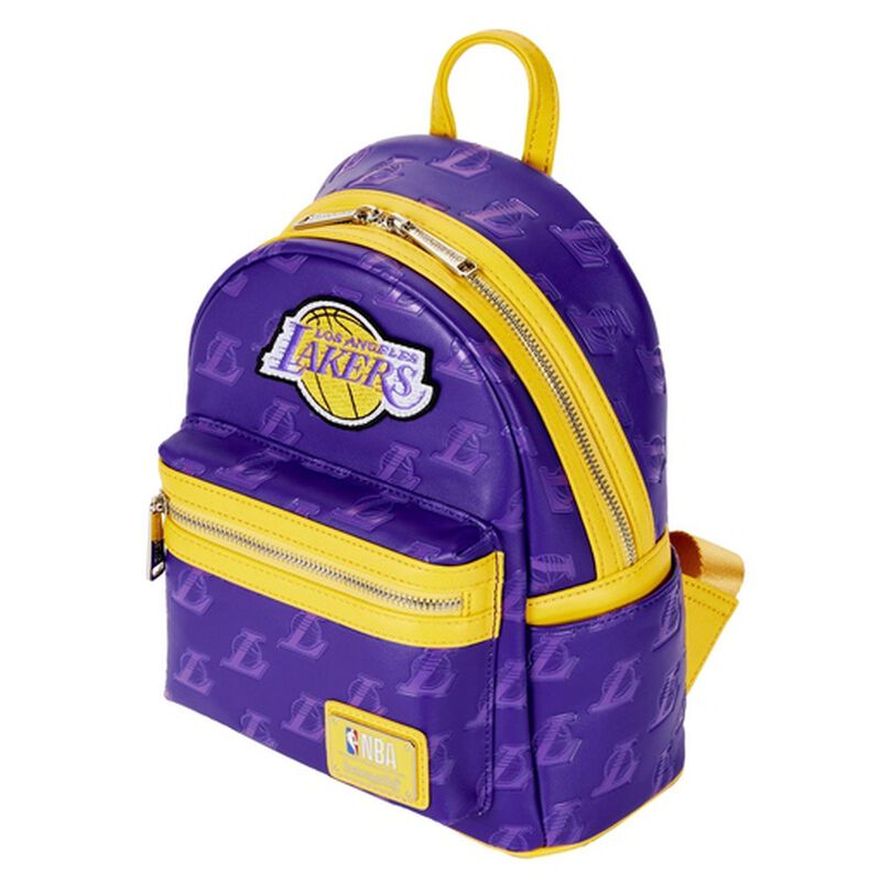 Loungefly NBA Los Angeles Lakers Logo Mini Backpack-5