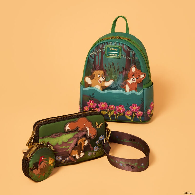 Loungefly The Fox and the Hound Tod and Copper Mini Backpack