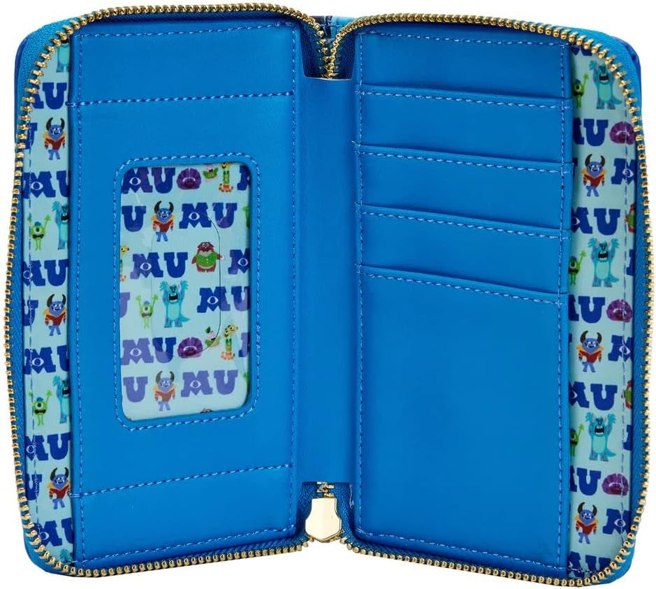 Loungefly Pixar Monsters University Scare Games Zip-Around Wallet-4