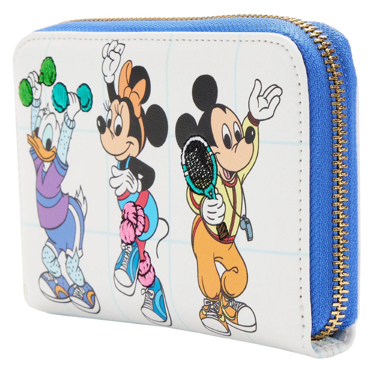 Loungefly Disney Mousercise Zip-Around Wallet