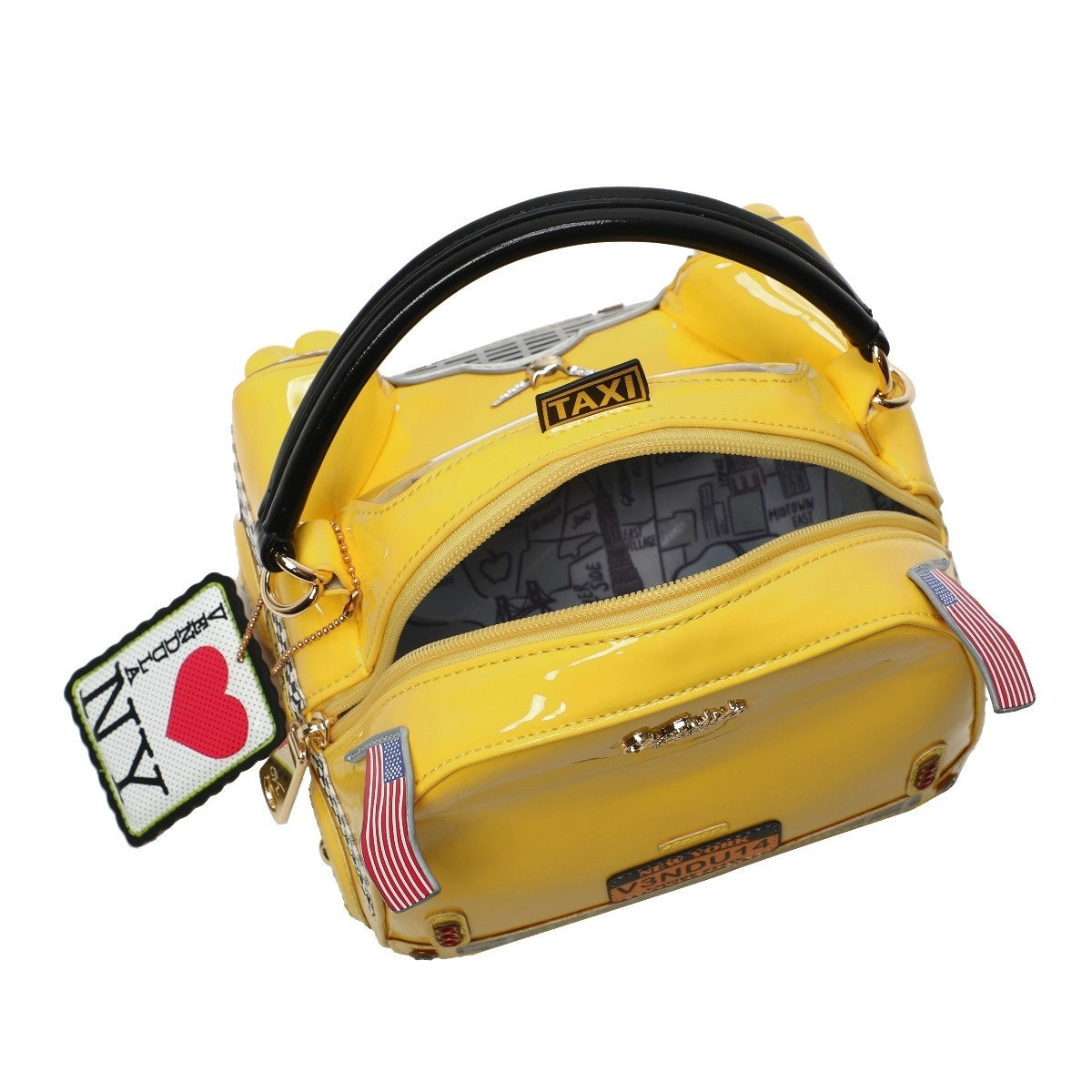 Vendula London New York City Cats & Corgis Taxi Grab Bag-2