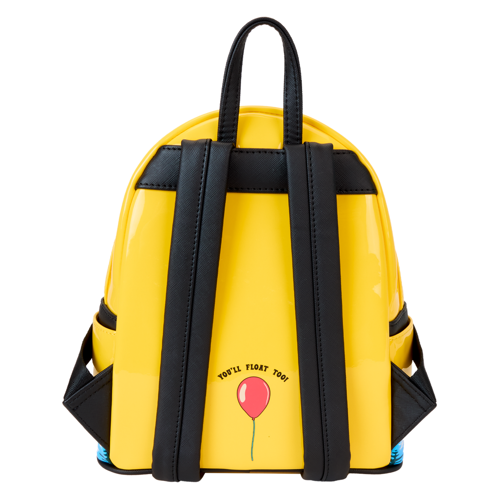 Loungefly IT Pennywise Raincoat Cosplay Mini Backpack Glow in the Dark