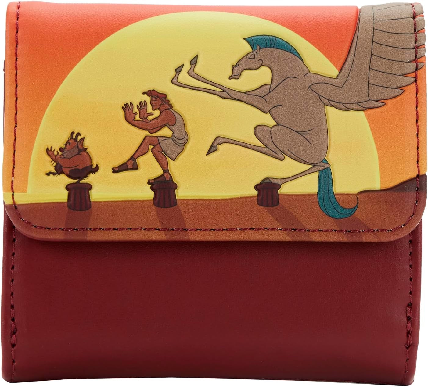Loungefly Disney Hercules 25th Anniversary Sunset Flap Wallet