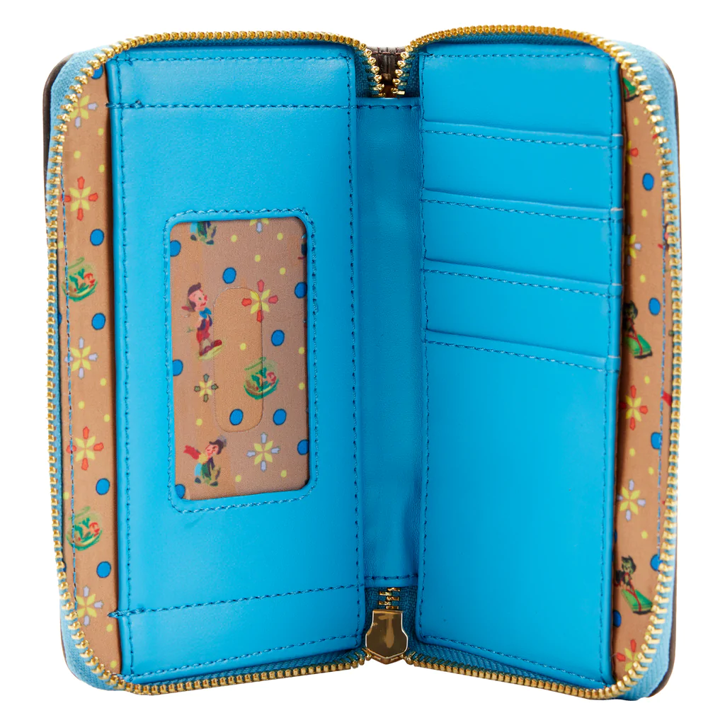Loungefly Disney Pinocchio Book Zip Around Wallet-4
