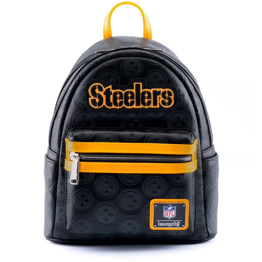 Loungefly NFL Pittsburgh Steelers Logo Mini Backpack-1