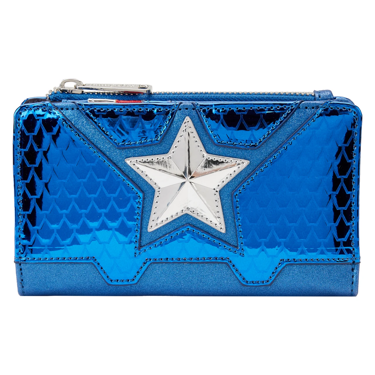 Loungefly Marvel Shine Captain America Cosplay Flap Wallet-1