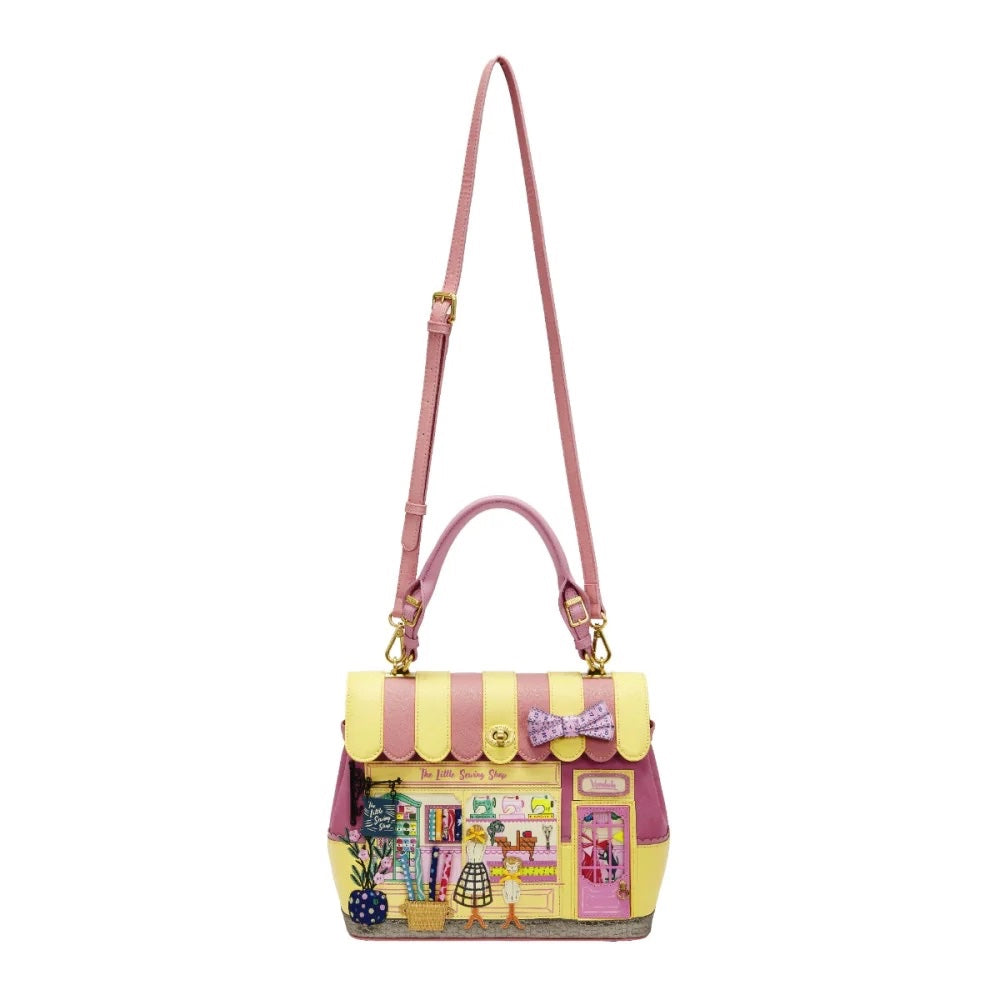 Vendula London Sewing Shop - Raspberry Edition Grace Bag-zoom-3