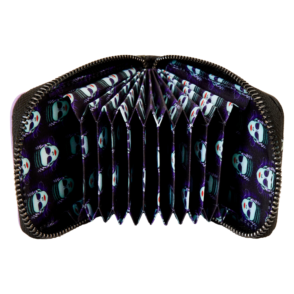 Loungefly Universal Monsters Bride of Frankenstein Neon Mask Accordion Wallet-zoom-5