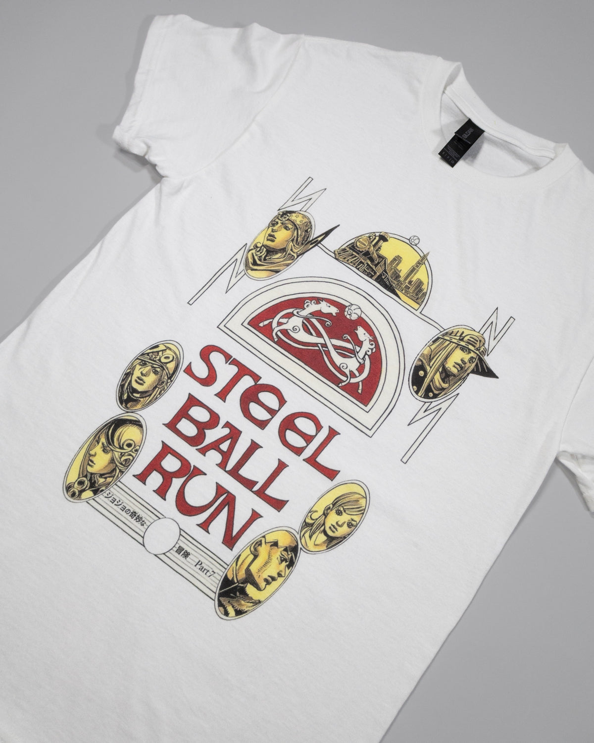 Jojo's Bizarre Adventure Steel Ball Run flyer T Shirt