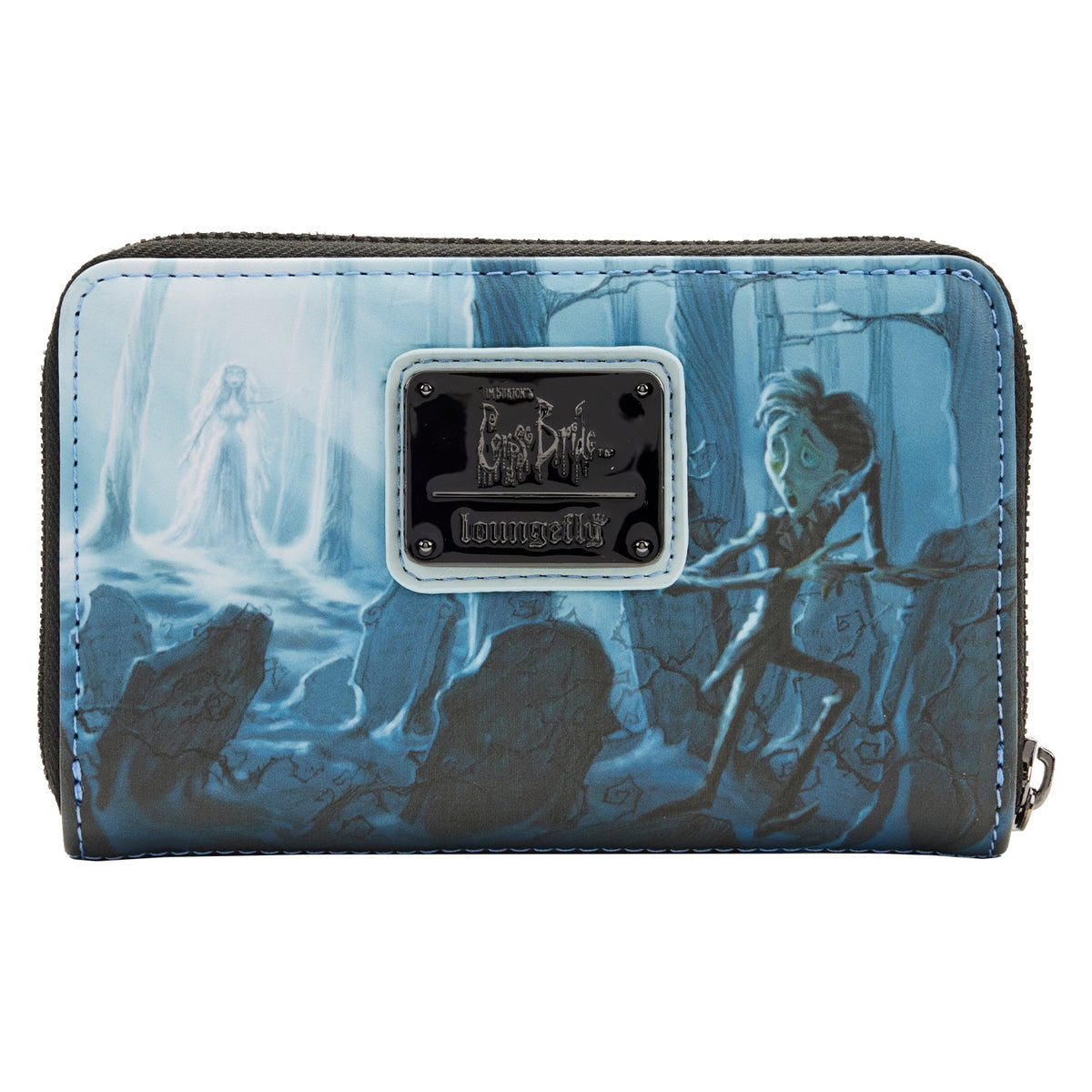 Loungefly Corpse Bride Emily Forest Zip Around Wallet-3