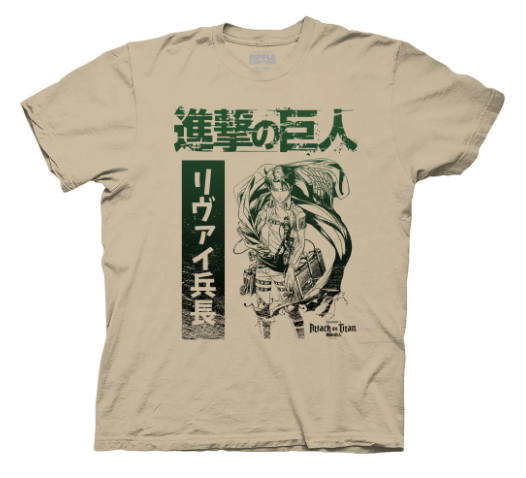 Attack On Titan Levi Eroded Gradient T-Shirt