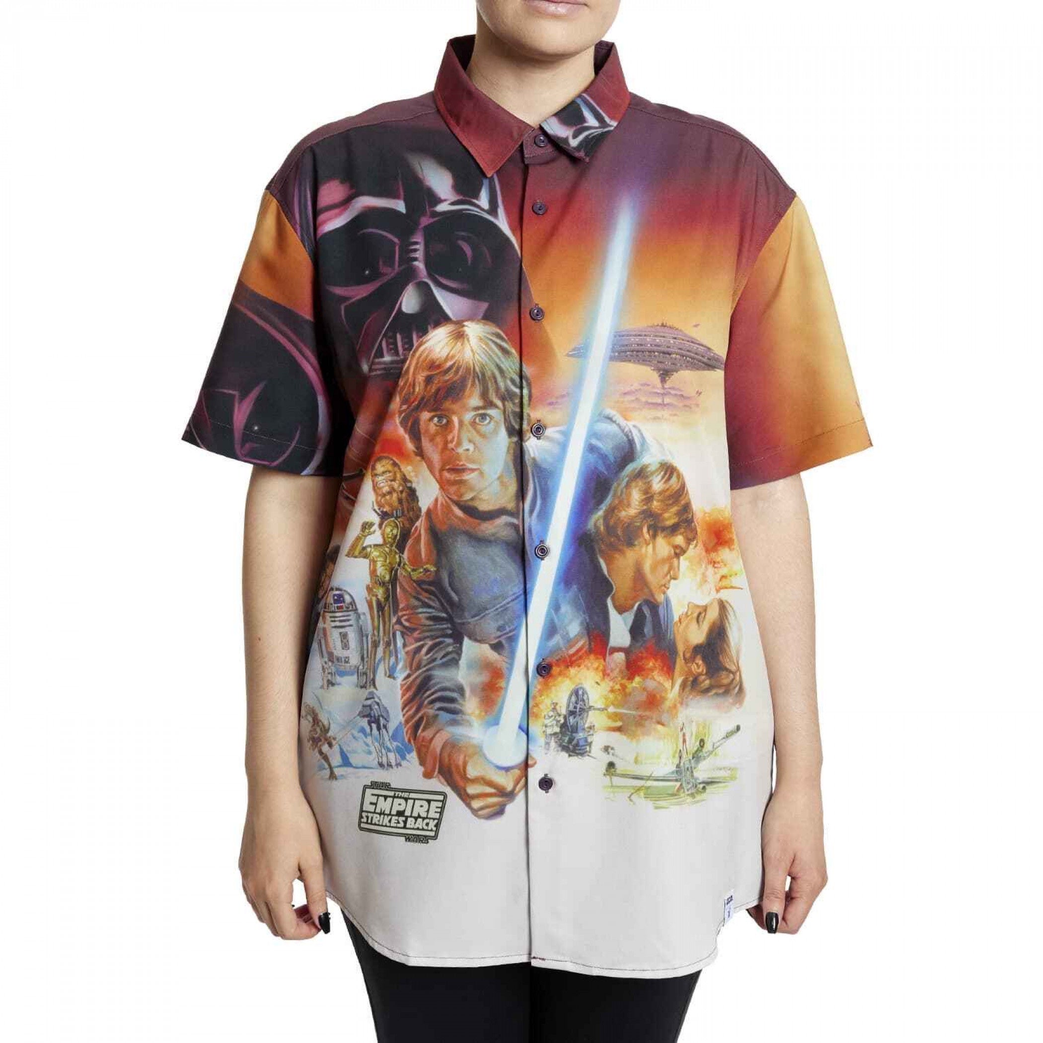 Loungefly Star Wars Empire Strikes Back Button Up Shirt